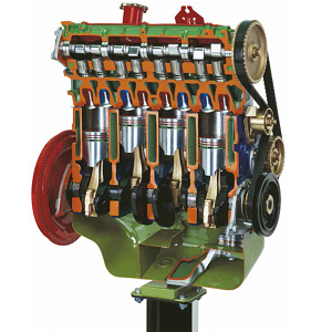 Silnik z podwójnym wałkiem rozrządu (DOHC) i zębatym paskiem rozrządu.