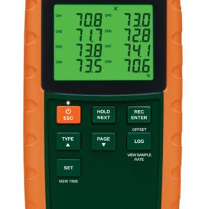 12-kanałowy termometr z rejestracją - Extech TM500