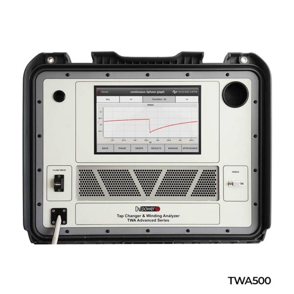 Analizator uzwojeń transformatora i przełącznika zaczepów TWA400/TWA500