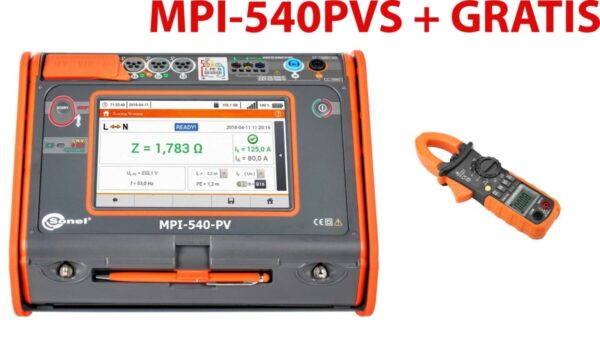 Miernik instalacji elektrycznych i fotowoltaicznych Sonel MPI-540PVS Start bez cęgów F3A + GRATIS