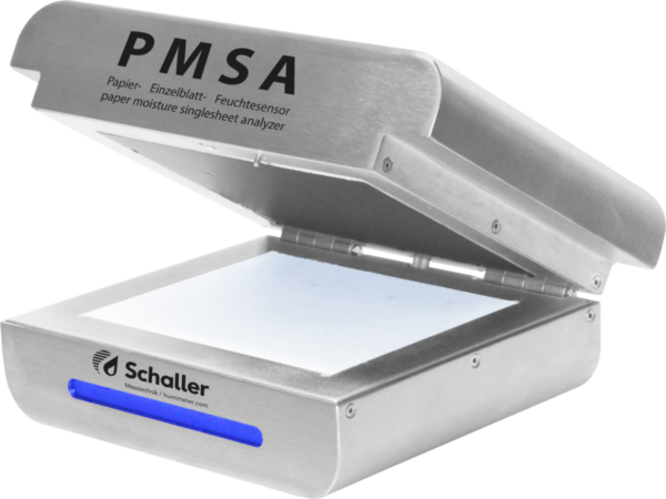 Analizator wilgotności do określania zawartości wody w pojedynczych arkuszach papieru PMSA